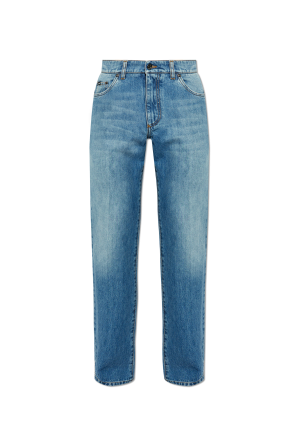 【送料&関税込】Dsquared2 Stretch Denim Blend Jeans Dsquared2 Stretch denim skater jeans with distressed and